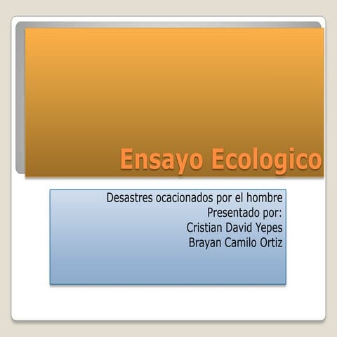  desastres ecologicos