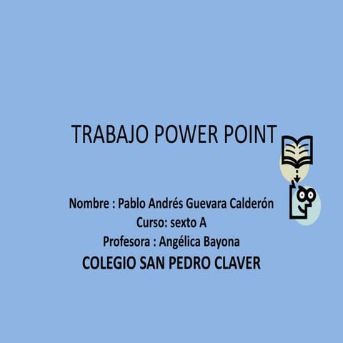 Trabajo power point  pablo andres guevara