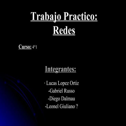 Trabajo practico de redes