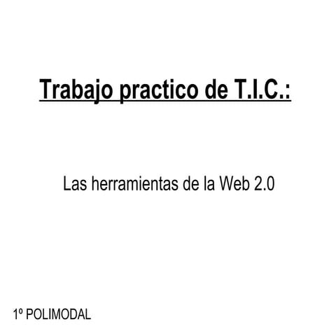Trabajo Practico De TIC