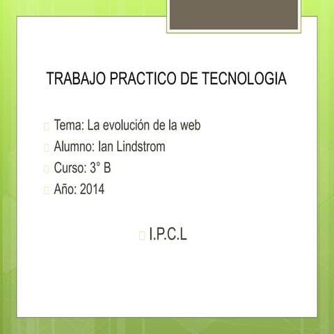 Trabajo practico de tecnologia 
