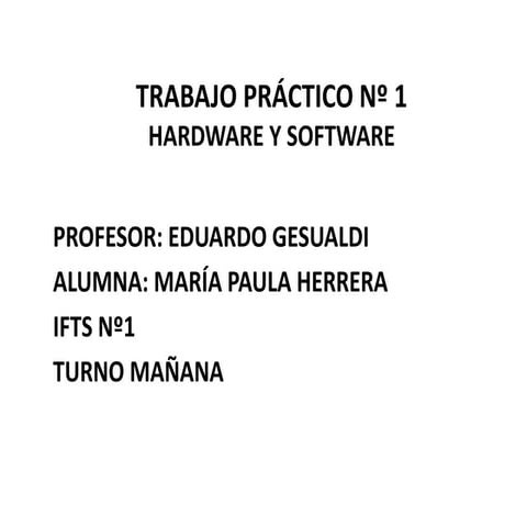 Tp 1 (powerpoint) | PPTX