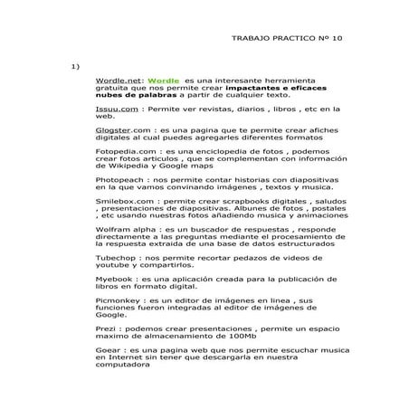 Trabajo practico nº 10