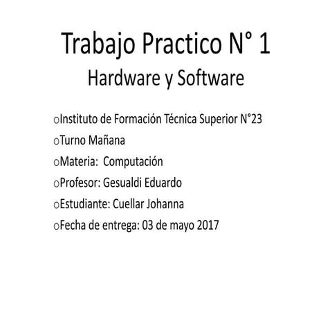Tp 1 (powerpoint) | PPTX