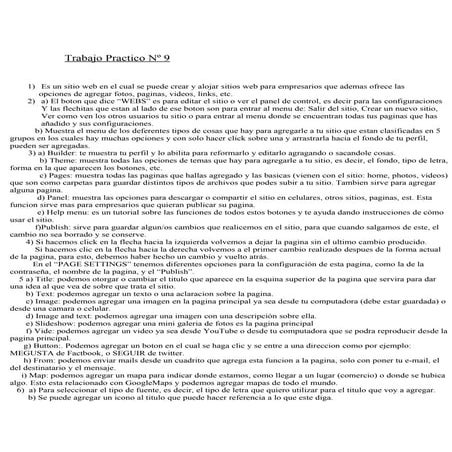 Trabajo practico nº 9 y 10