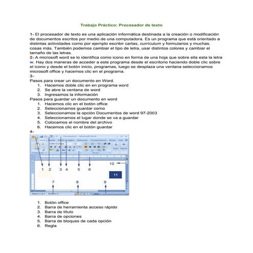 Trabajo Practico Nº2 Procesador de texto 