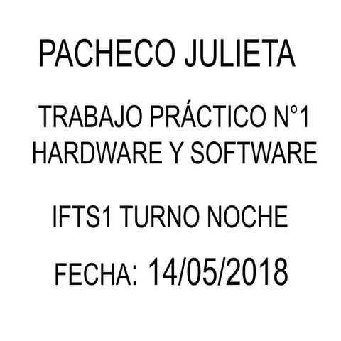 Trabajo practico software y hardware