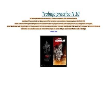 Trabajo pràctico 10  repaso googledocs