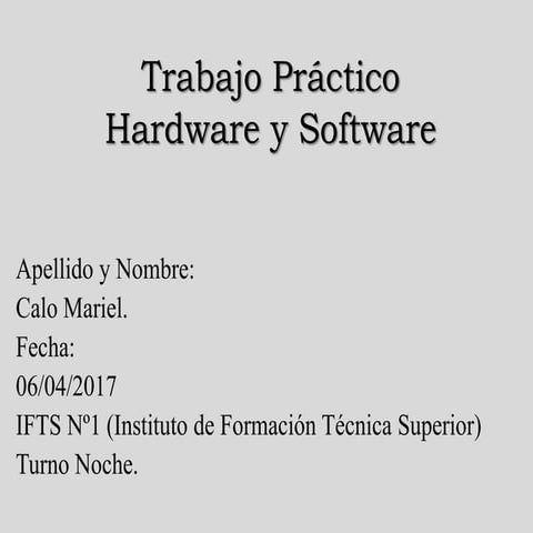 Tp 1 (powerpoint) | PPTX