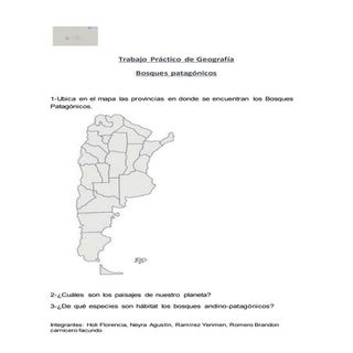 Guia de trabajo Bosques Patagonicos...