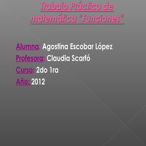 Trabajo práctico de matemática agos power 