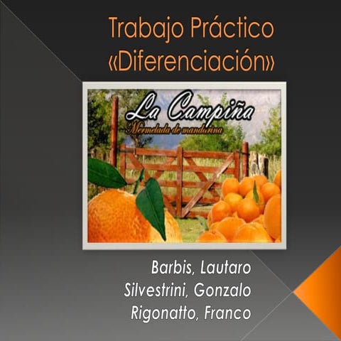 Trabajo práctico "diferenciación"