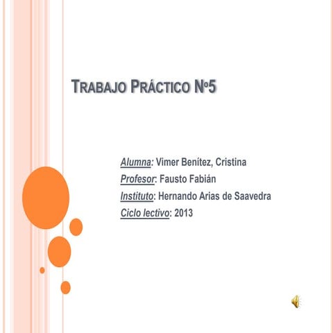 Trabajo práctico nº5