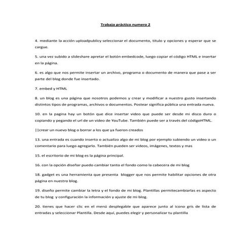 Trabajo práctico numero 2