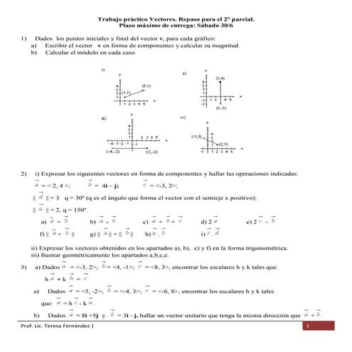 Trabajo práctico vectores