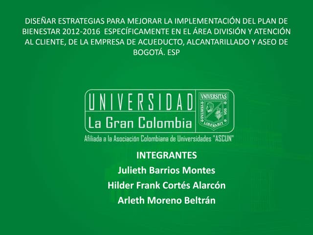 Trabajo proyecto grado