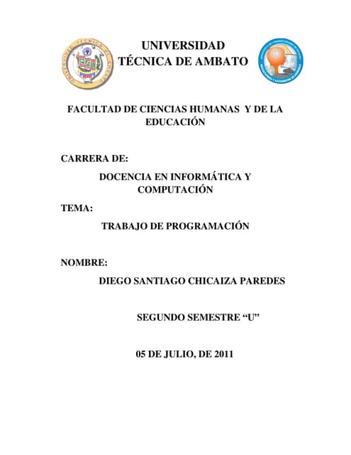 EJERCICIOS DE PROGRAMACIÓN EN C