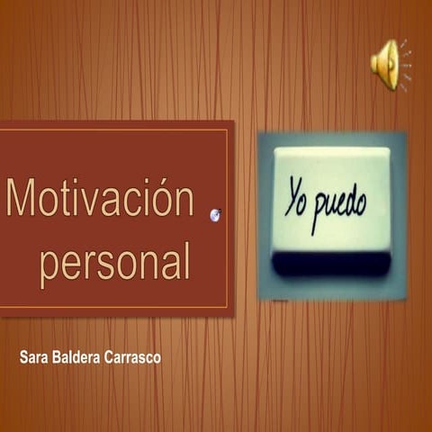 motivación personal