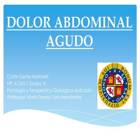 Abdomen agudo