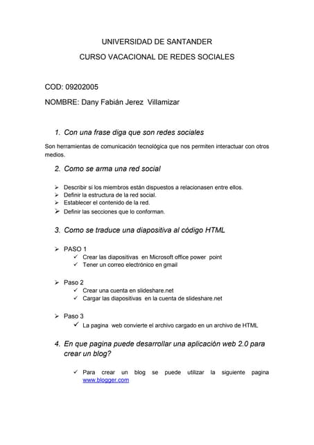 Trabajo redes sociales 2