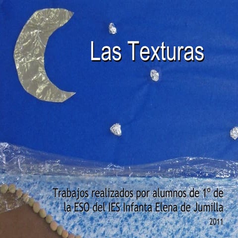 Trabajos con texturas visuales y táctiles