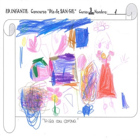 Trabajos día san gil 3años