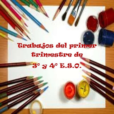 Trabajos de 3º y 4º eso laguna