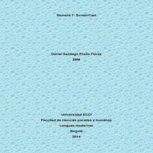 Trabajo de ScreenCast