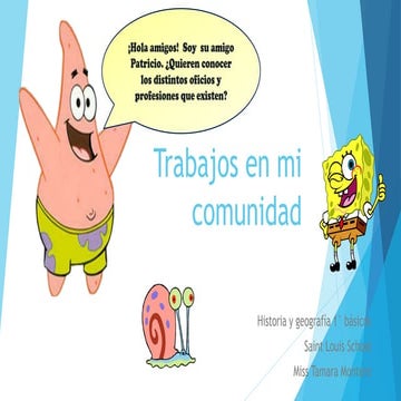 Trabajos en mi comunidad