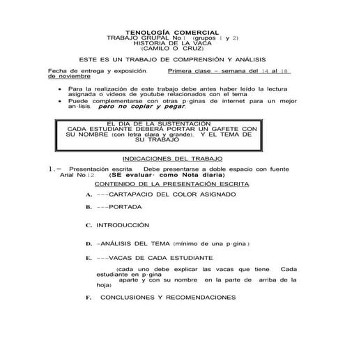 Trabajos grupales 2011