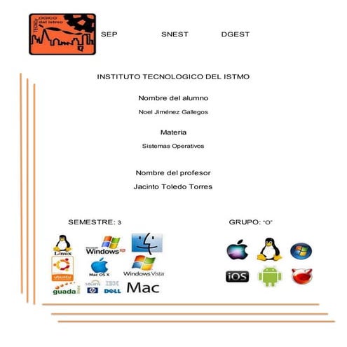 Unidad 1 Sistemas Operativos