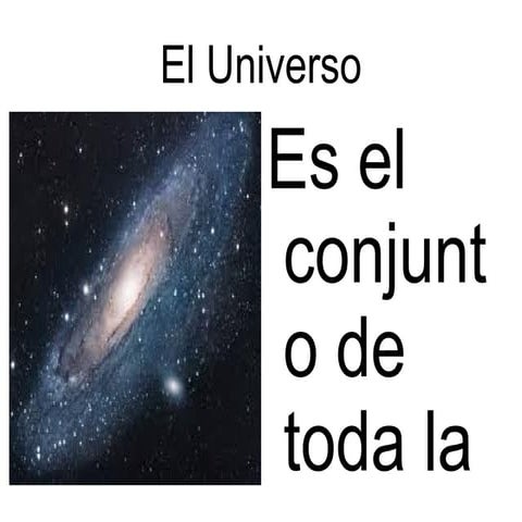 El universo. Moisés