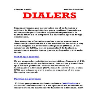 Trabajo sobre hardware (dialers)