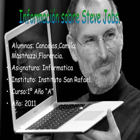 Trabajo sobre Steve Jobs