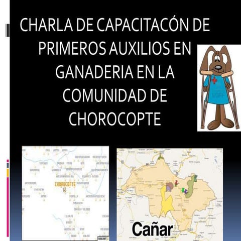 Charla de capacitación chorocopte