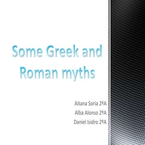 Greek and Roman myths