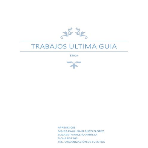 Trabajos ultima guia