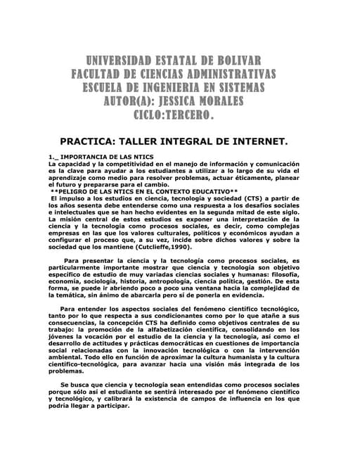 Trabajo Taller Practico Internet