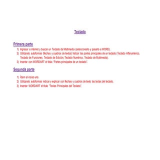 Trabajo teclado Informática