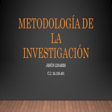Metodología de la investigación