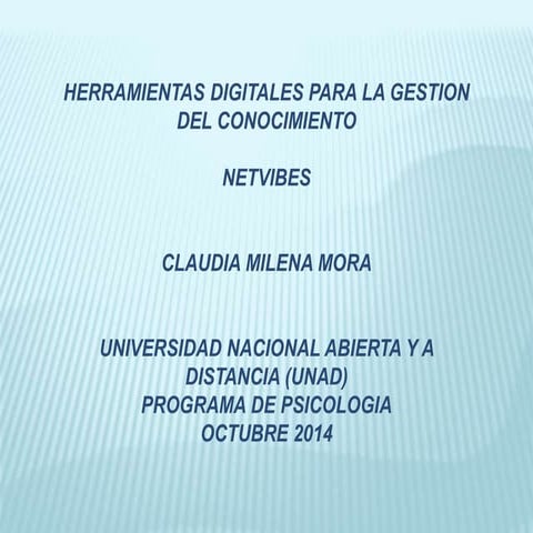 Trabajo tutorial netvibes