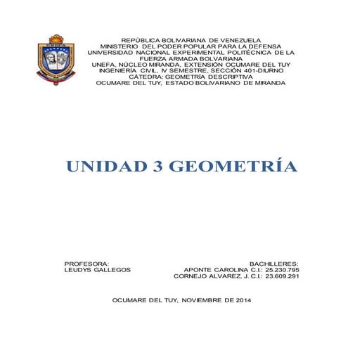 Geometria Descriptiva 