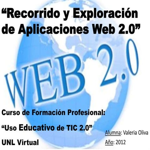 "Recorrido y Exploración de Aplicaciones Web 2.0"