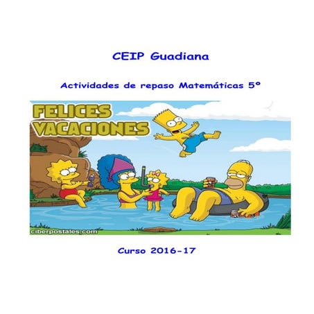 PARA REPASAR MATEMÁTICAS