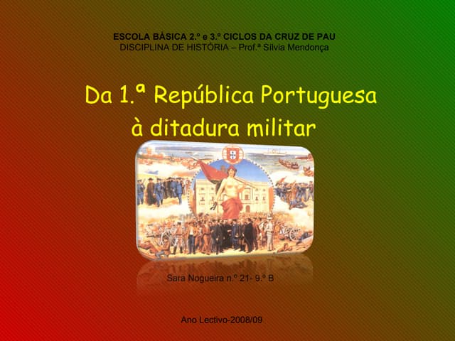 1ª RepúBlica
