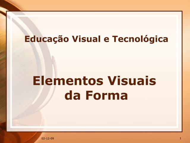 EVT - Elementos Visuais Da Forma