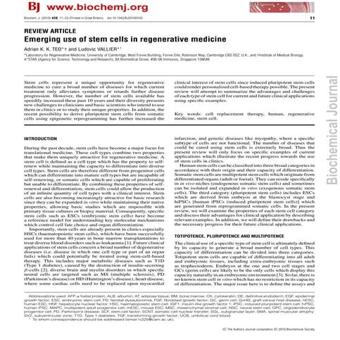 Pluripotent Stem Cells and their applications in disease modelling ...