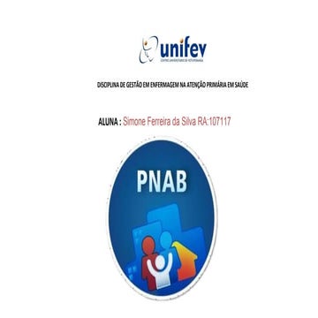 Pnab -programa nacional da Atenção básica | PPT