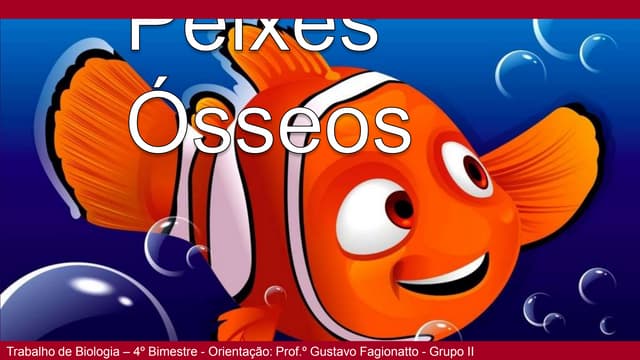 Trabalho biologia   peixes ósseos