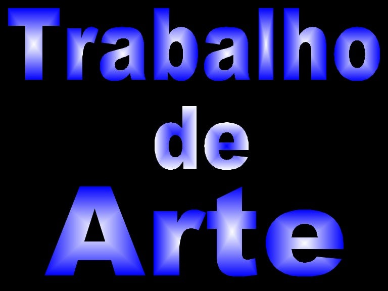 Trabalho de artes
